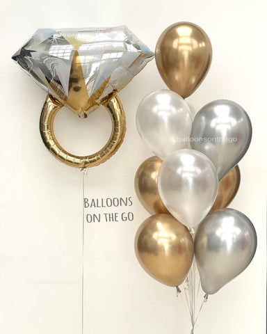 Wedding Ring Balloon Bouquet!