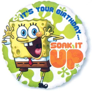 SpongeBob- It's your birthday foil balloon
