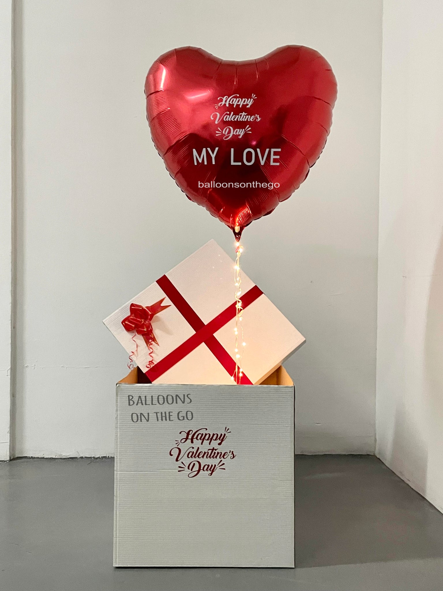 Valentine Surprise Box with lights!